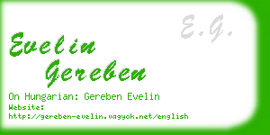 evelin gereben business card